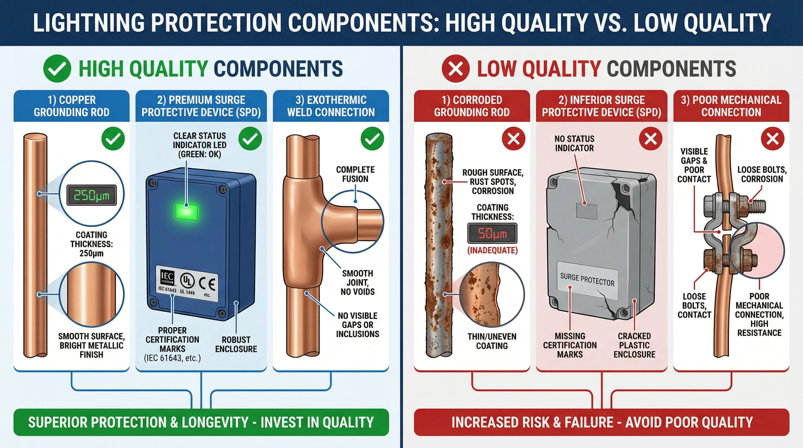 Component Quality Comparison